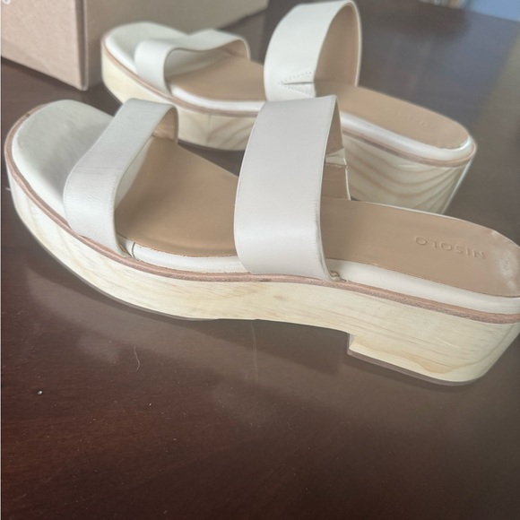 Nisolo Ellie All-Day Clogs- Bone Color - Picture 3 of 7